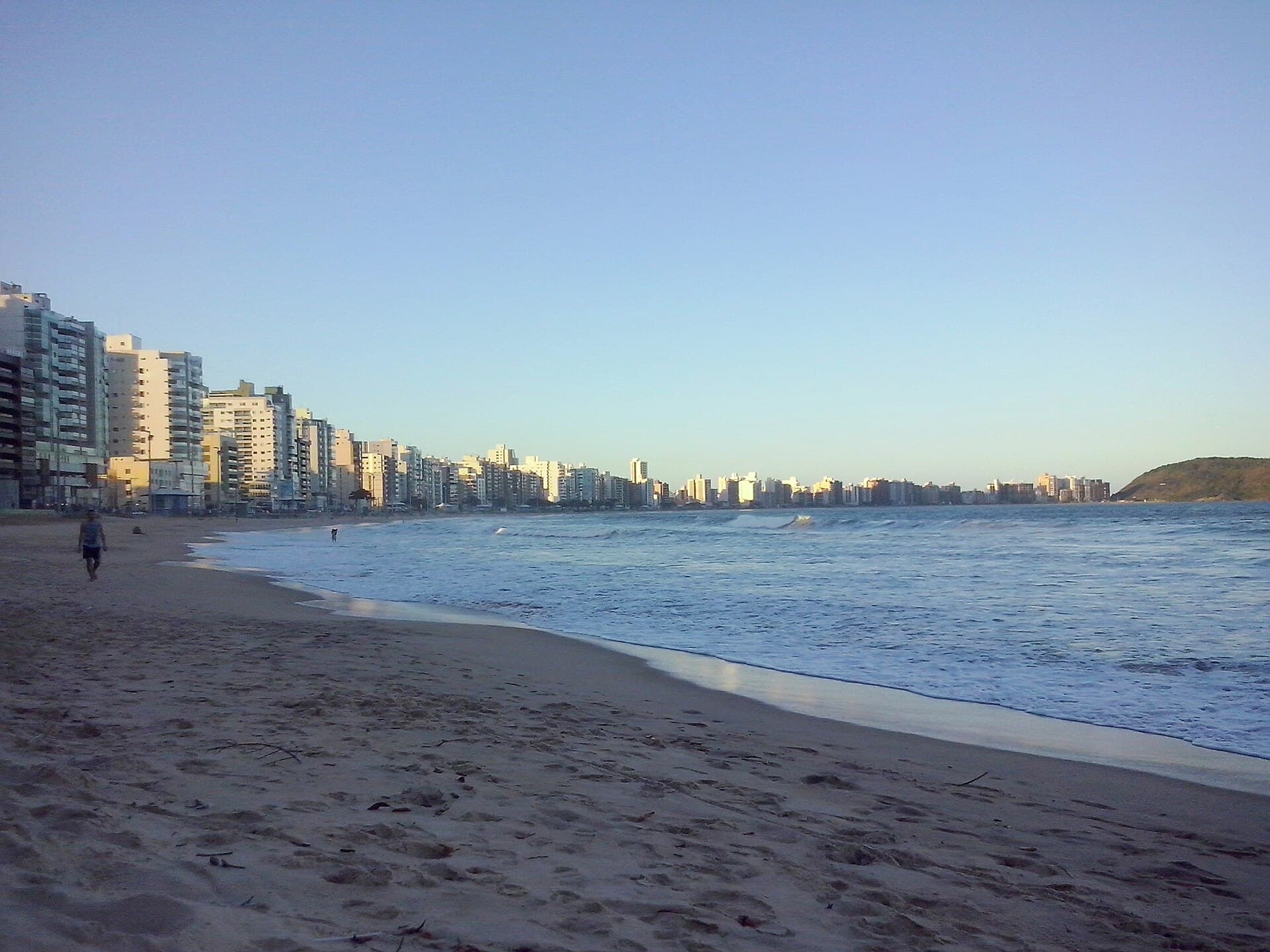 Vista da Praia do Morro, em Guarapari